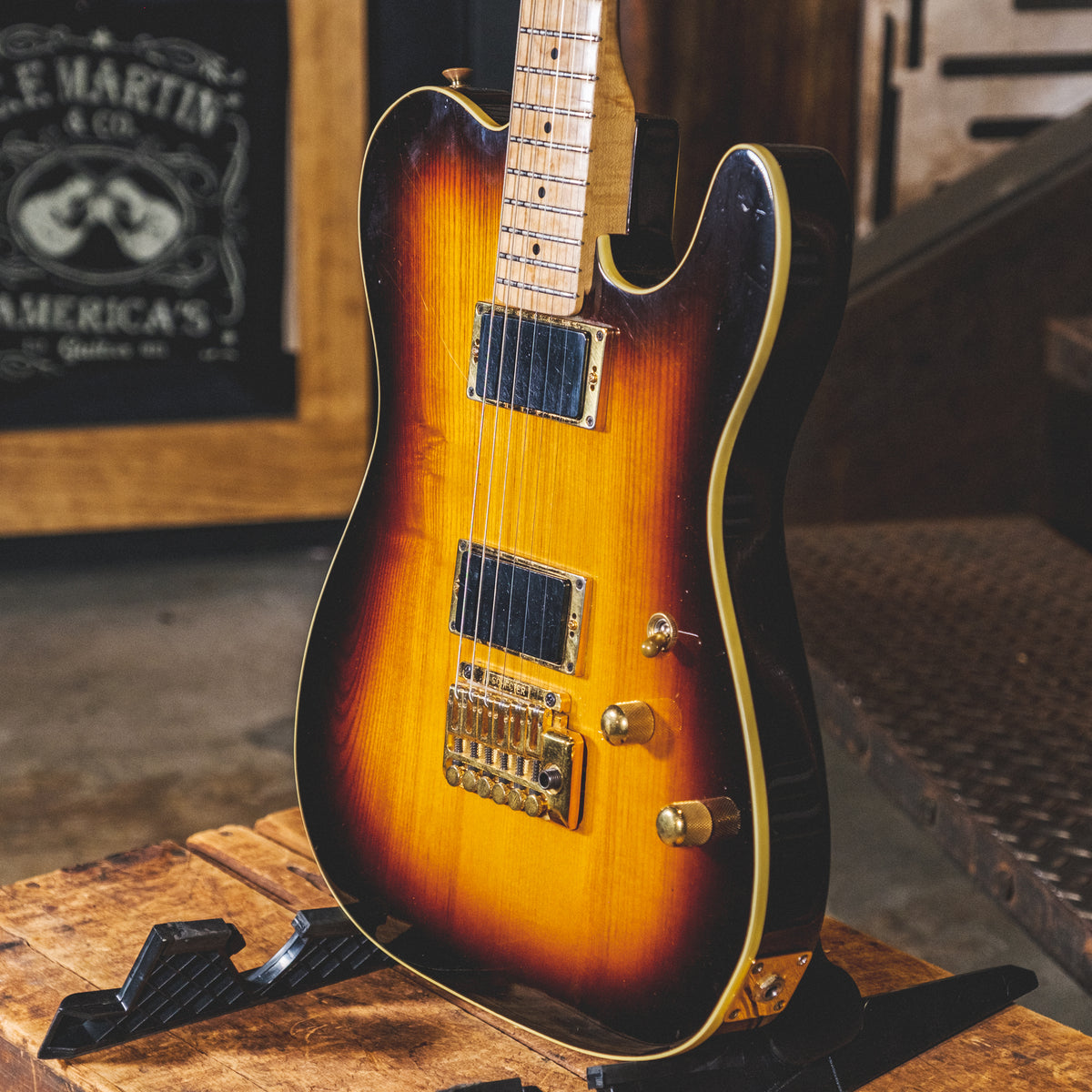 Schecter 1980s USA PT Sunburst With OHSC - Used