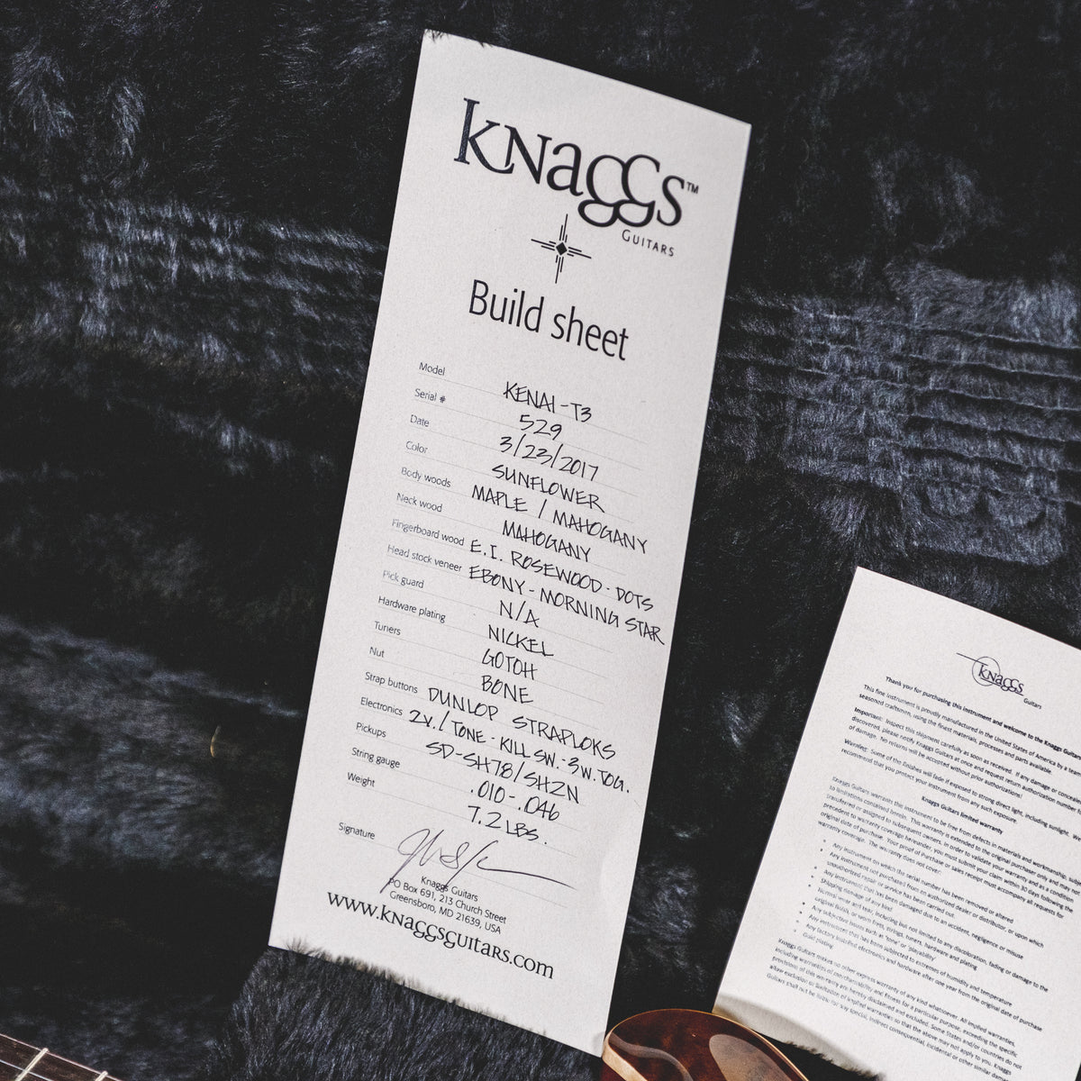 Knaggs 2017 Kenai T3 Sunflower With OHSC - Used