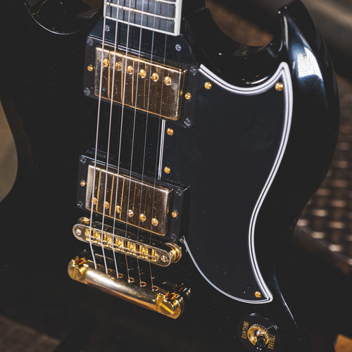 Gibson Custom Shop 2018 SG Custom Ebony With OHSC - Used