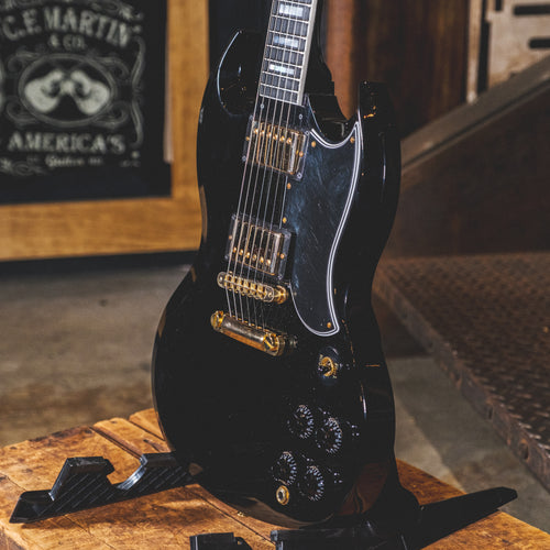 Gibson Custom Shop 2018 SG Custom Ebony With OHSC - Used