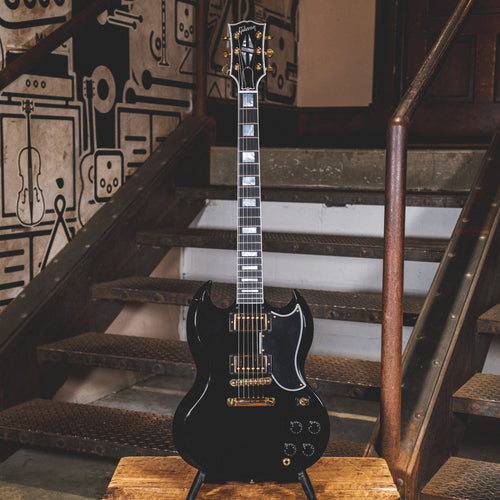 Gibson Custom Shop 2018 SG Custom Ebony With OHSC - Used