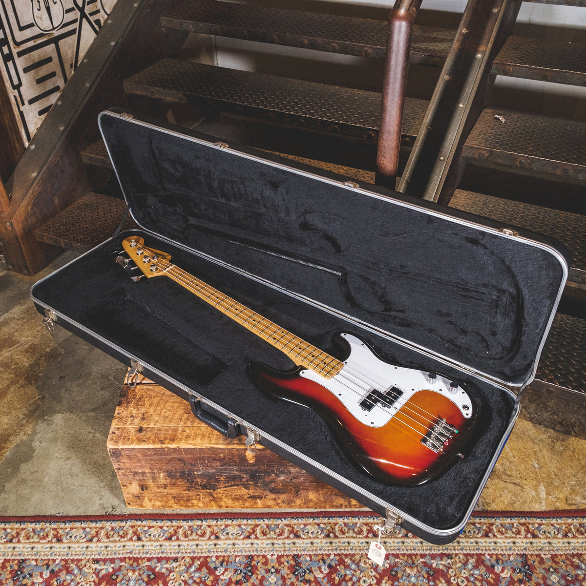 Fender 1985 MIJ Precision Bass Sunburst With OHSC - Used