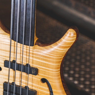 Warwick 2008 Infinity F-Hole Fretless Flamed Maple With Gig Bag - Used