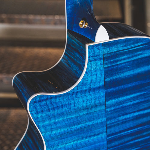 Taylor 2001 614CE Koi Blue With OHSC - Used