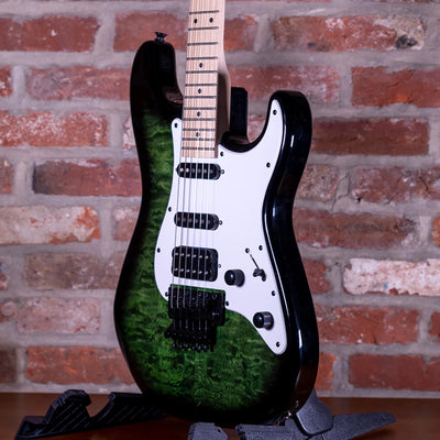 Jackson X Series Signature Adrian Smith SDXQM Maple, Transparent Green Burst - Used