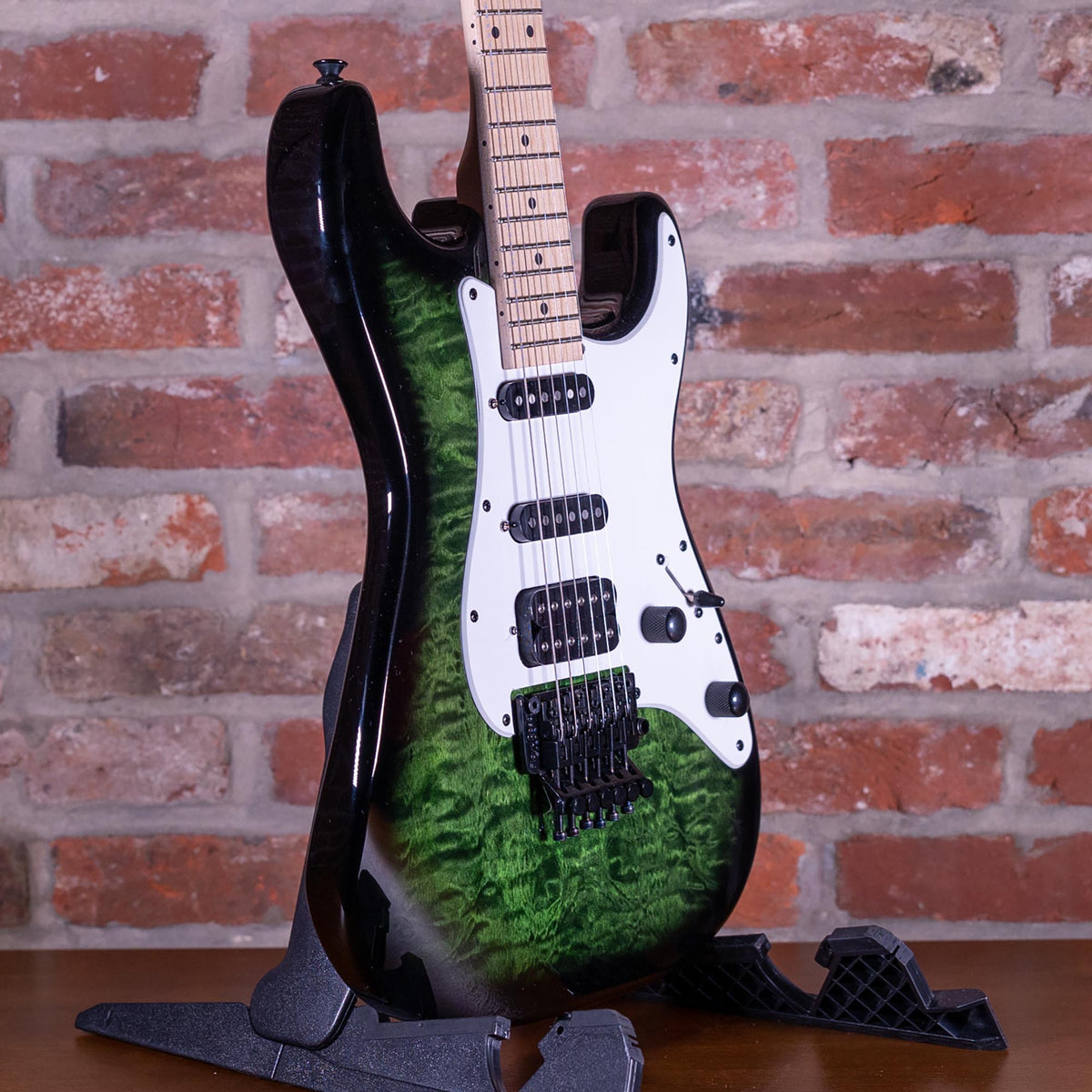 Jackson X Series Signature Adrian Smith SDXQM Maple, Transparent Green Burst - Used