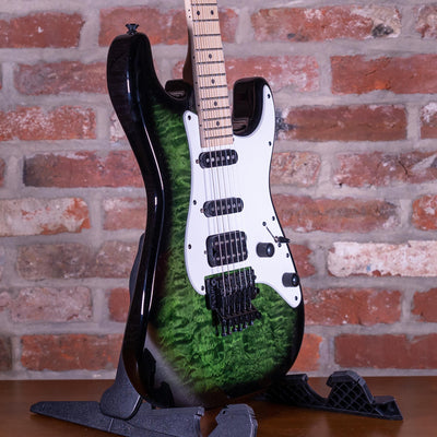 Jackson X Series Signature Adrian Smith SDXQM Maple, Transparent Green Burst - Used