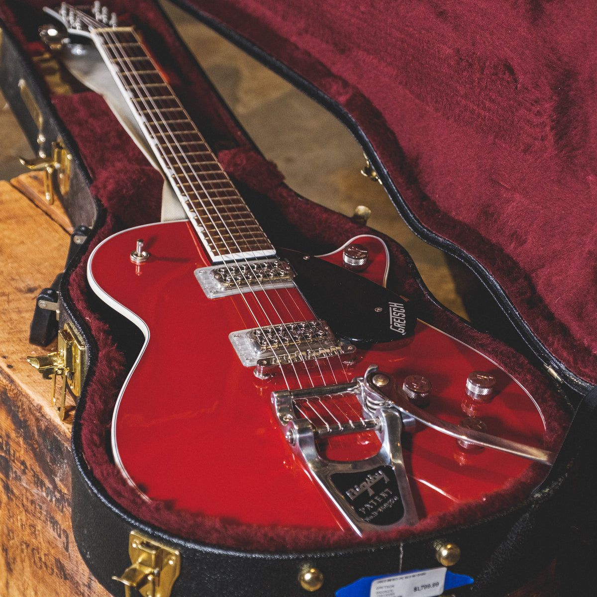 Gretsch 2018 G6131T Players Edition Jet, Bigsby, Firebird Red With OHSC - Used