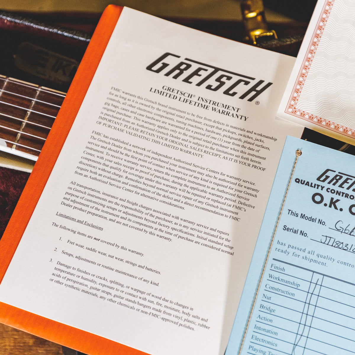 Gretsch 2018 G6131T Players Edition Jet, Bigsby, Firebird Red With OHSC - Used