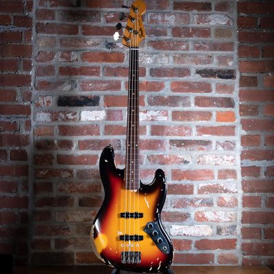 Fender Custom Shop 2020 Jaco Pastorius Tribute Jazz Bass Sunburst With OHSC - Used