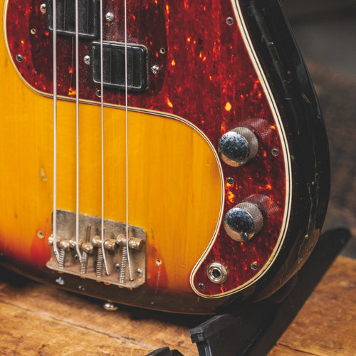 Univox 1970s P Bass Style, 3 Tone Sunburst - Used