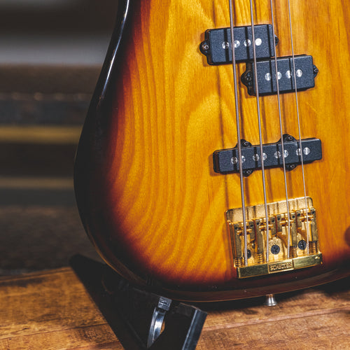 Schecter 1980s PJ Bass, Sunburst With Hardcase - Used