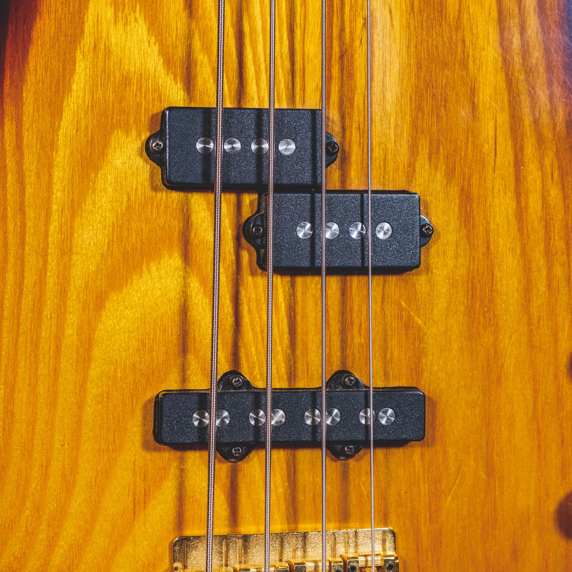 Schecter 1980s PJ Bass, Sunburst With Hardcase - Used – Russo Music