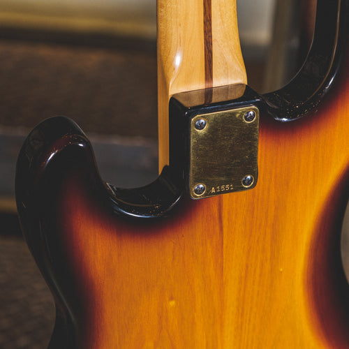 Schecter 1980s PJ Bass, Sunburst With Hardcase - Used