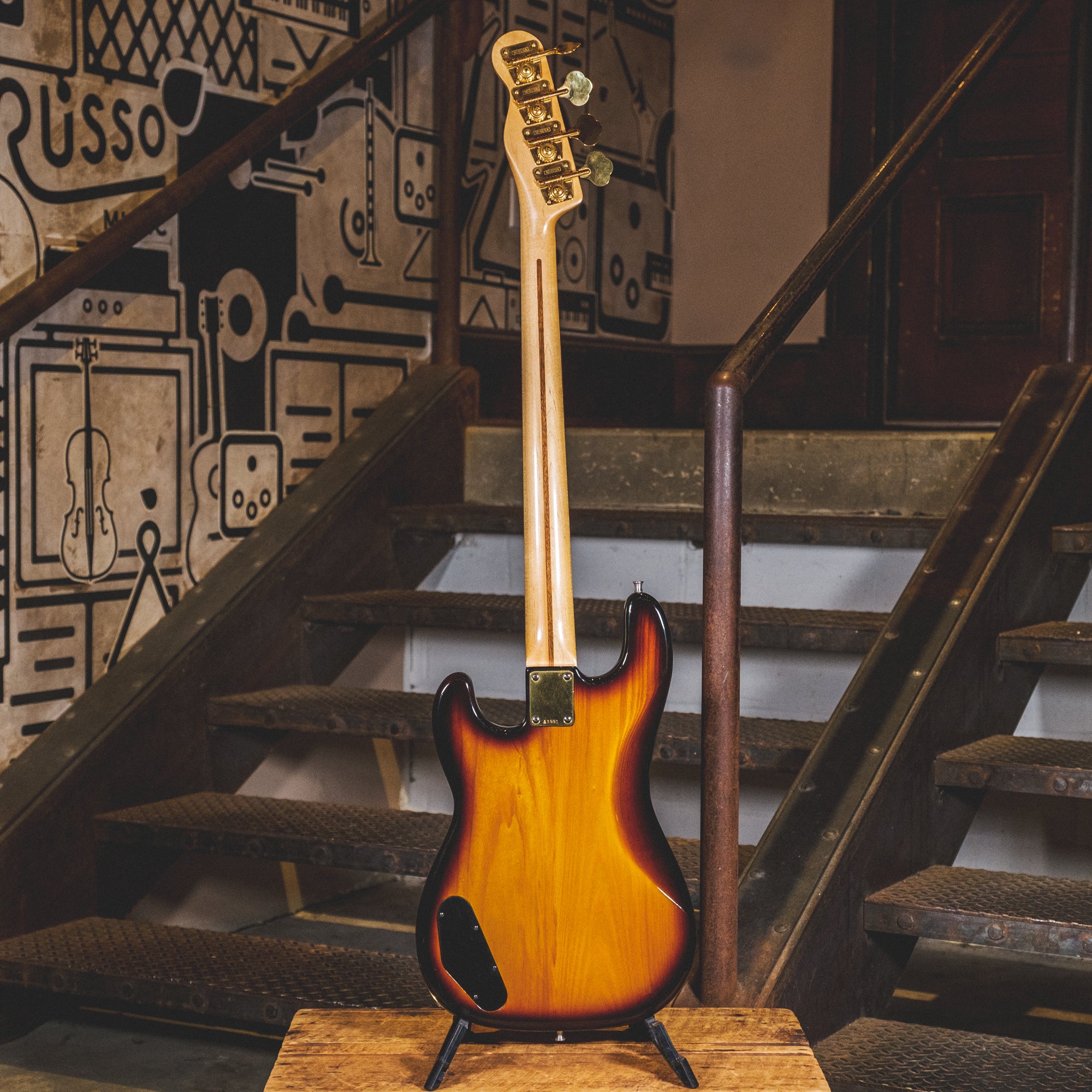 Schecter 1980s PJ Bass, Sunburst With Hardcase - Used – Russo Music
