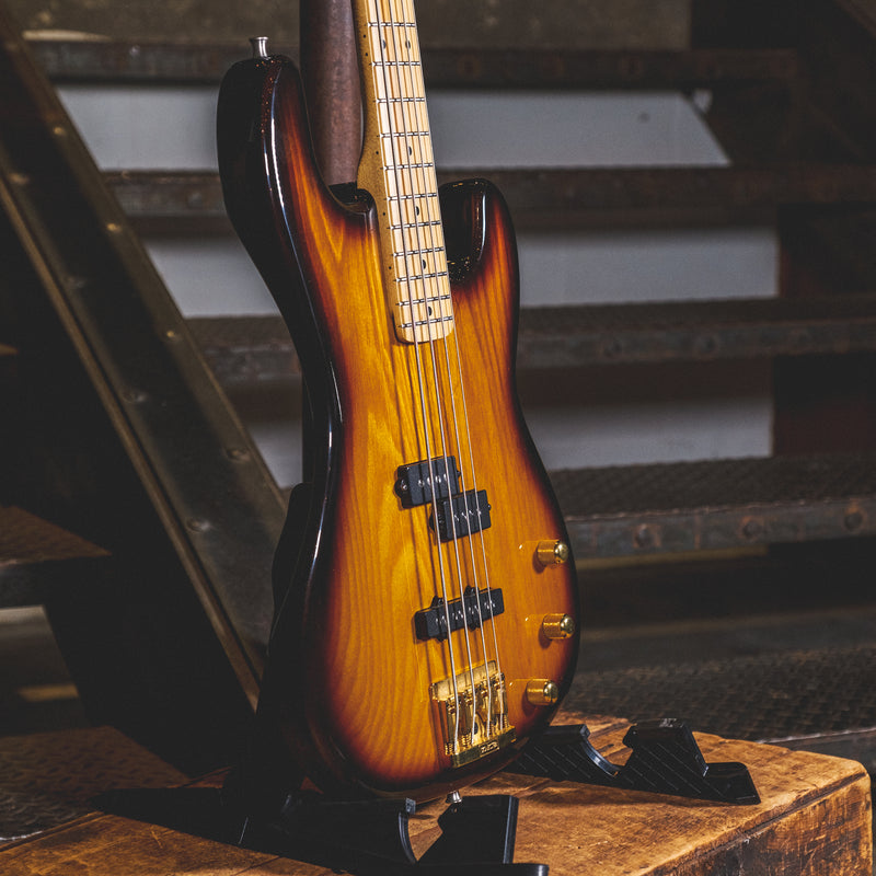 Schecter 1980s PJ Bass, Sunburst With Hardcase - Used