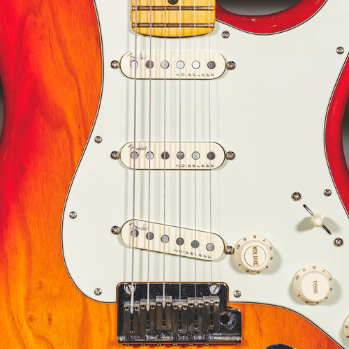 Fender 2020 American Ultra Stratocaster, Plasma Red With OHSC - Used