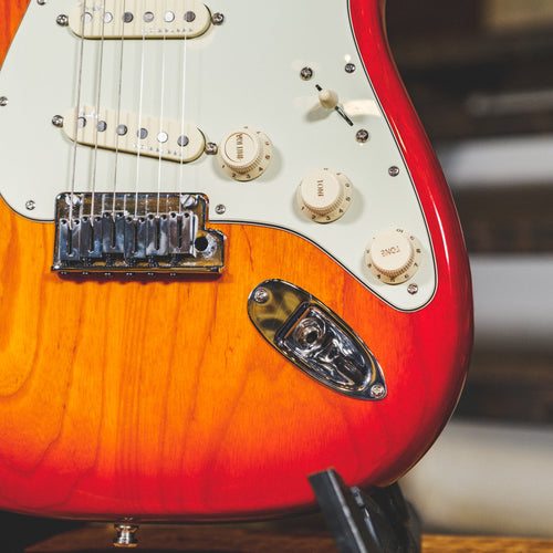 Fender 2020 American Ultra Stratocaster, Plasma Red With OHSC - Used