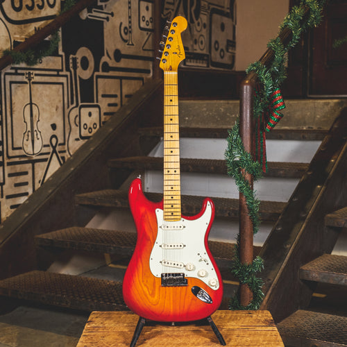 Fender 2020 American Ultra Stratocaster, Plasma Red With OHSC - Used