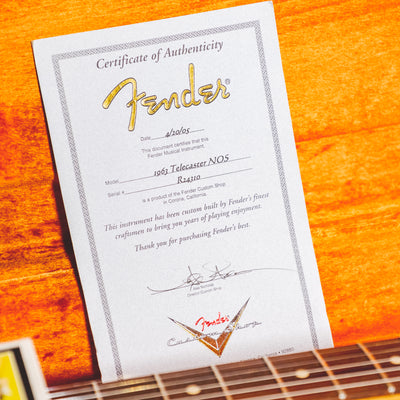 Fender Custom Shop 2005 '63 NOS Telecaster, Lake Placid Blue with OHSC - Used