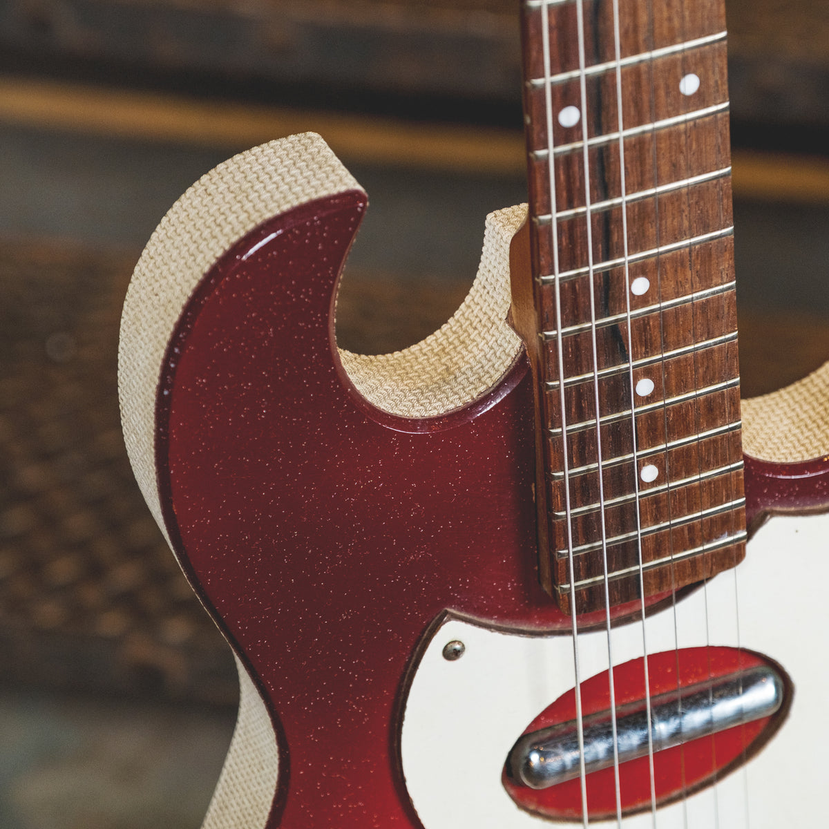 Silvertone Model 1457 Guitar w/ Original Amp in Case, Mid-1960s  - Used
