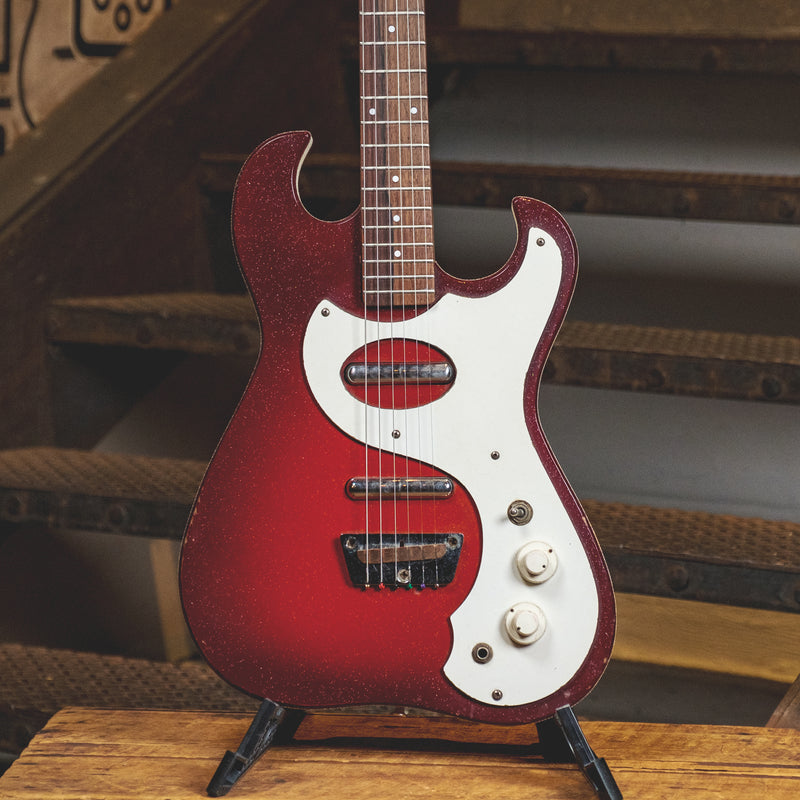 Silvertone Model 1457 Guitar w/ Original Amp in Case, Mid-1960s  - Used