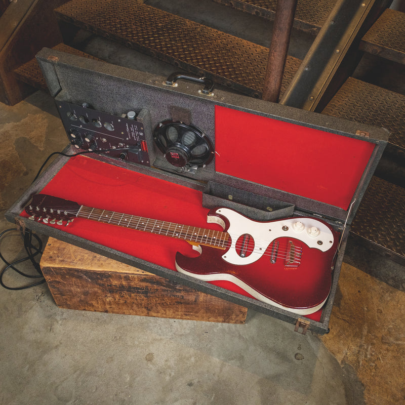 Silvertone Model 1457 Guitar w/ Original Amp in Case, Mid-1960s  - Used