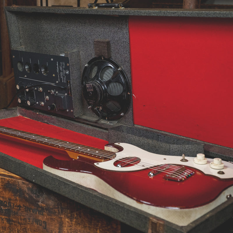 Silvertone Model 1457 Guitar w/ Original Amp in Case, Mid-1960s  - Used