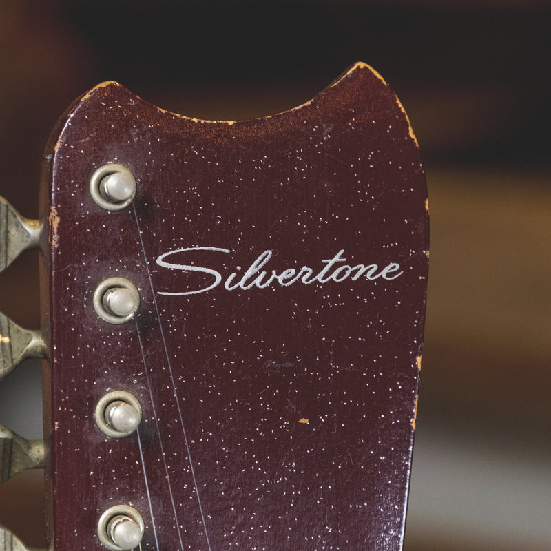 Silvertone Model 1457 Guitar w/ Original Amp in Case, Mid-1960s  - Used