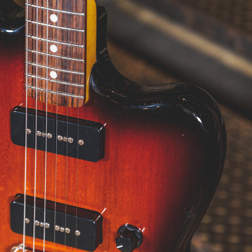 Fender 2013 Modern Player Jaguar 2-Color Chocolate Burst With Gig Bag - Used