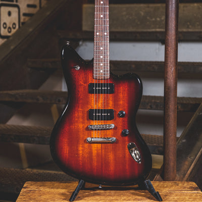 Fender 2013 Modern Player Jaguar 2-Color Chocolate Burst With Gig Bag - Used