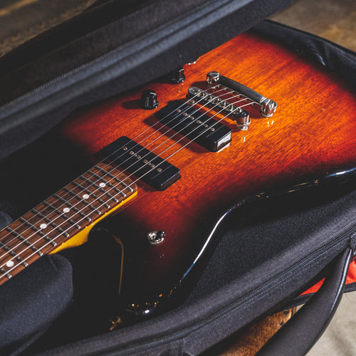 Fender 2013 Modern Player Jaguar 2-Color Chocolate Burst With Gig Bag - Used