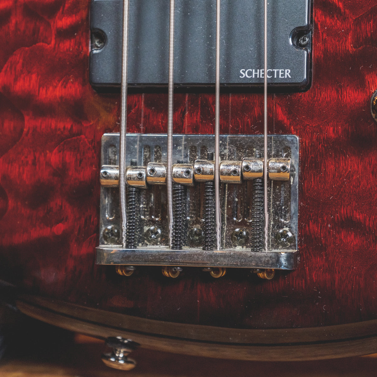Schecter 2014 Stiletto Extreme 4 Black Cherry - Used