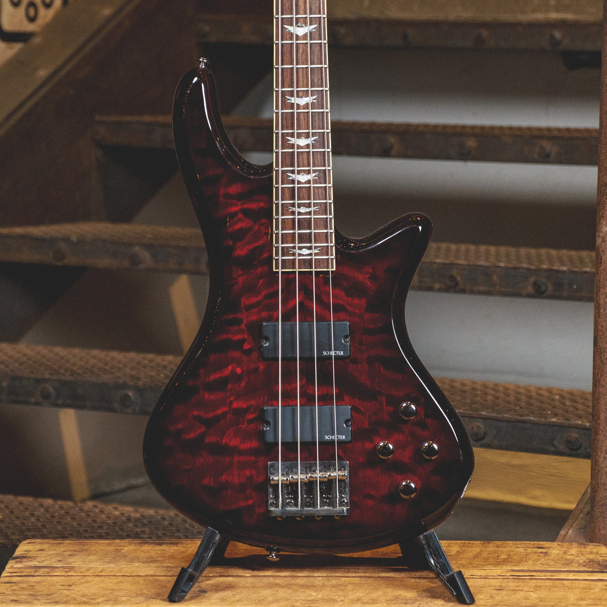 Schecter 2014 Stiletto Extreme 4 Black Cherry - Used