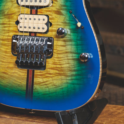 Ibanez 2017 RG6PFGMLTD RG Premium Geyser Blue With OGB - Used