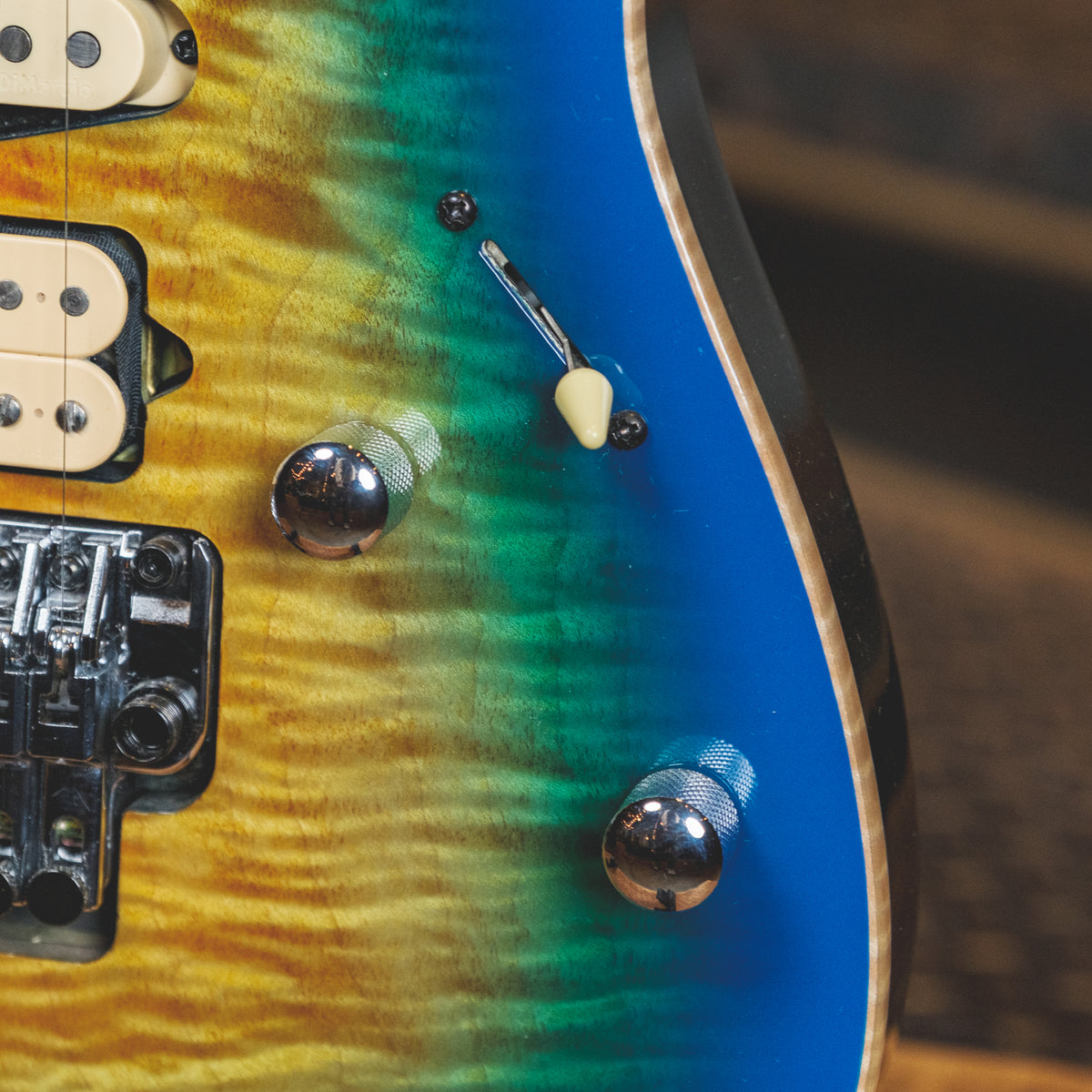 Ibanez 2017 RG6PFGMLTD RG Premium Geyser Blue With OGB - Used