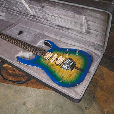 Ibanez 2017 RG6PFGMLTD RG Premium Geyser Blue With OGB - Used