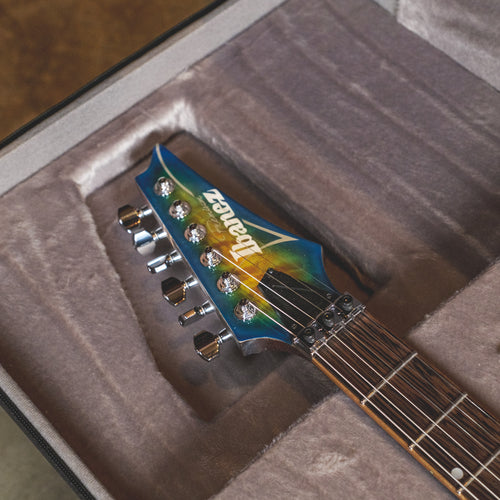 Ibanez 2017 RG6PFGMLTD RG Premium Geyser Blue With OGB - Used