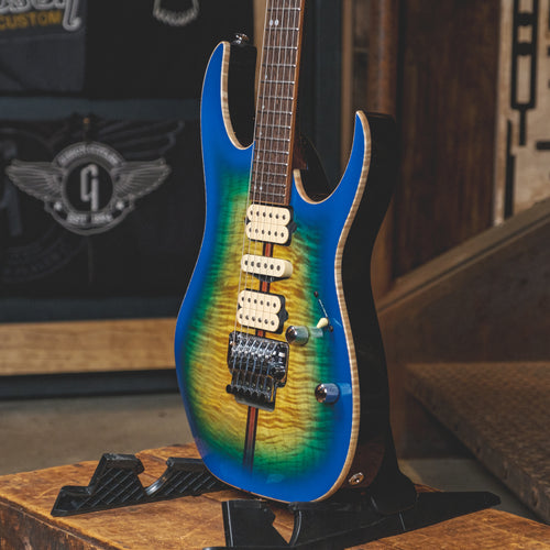 Ibanez 2017 RG6PFGMLTD RG Premium Geyser Blue With OGB - Used
