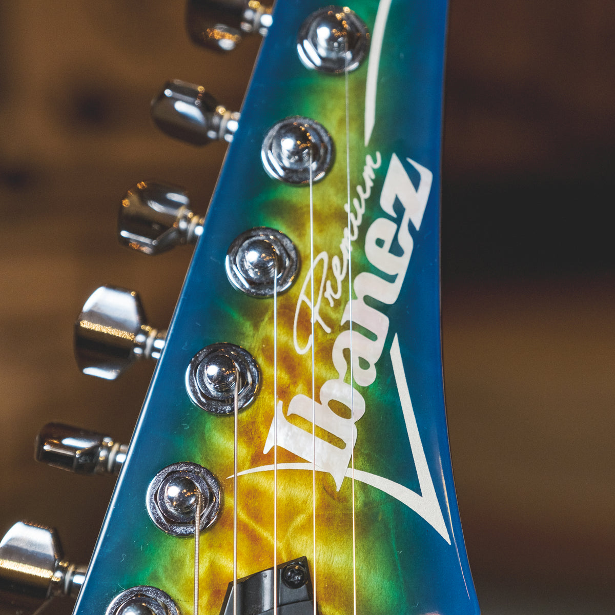 Ibanez 2017 RG6PFGMLTD RG Premium Geyser Blue With OGB - Used