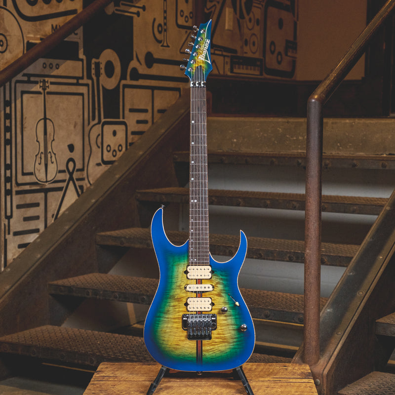 Ibanez 2017 RG6PFGMLTD RG Premium Geyser Blue With OGB - Used