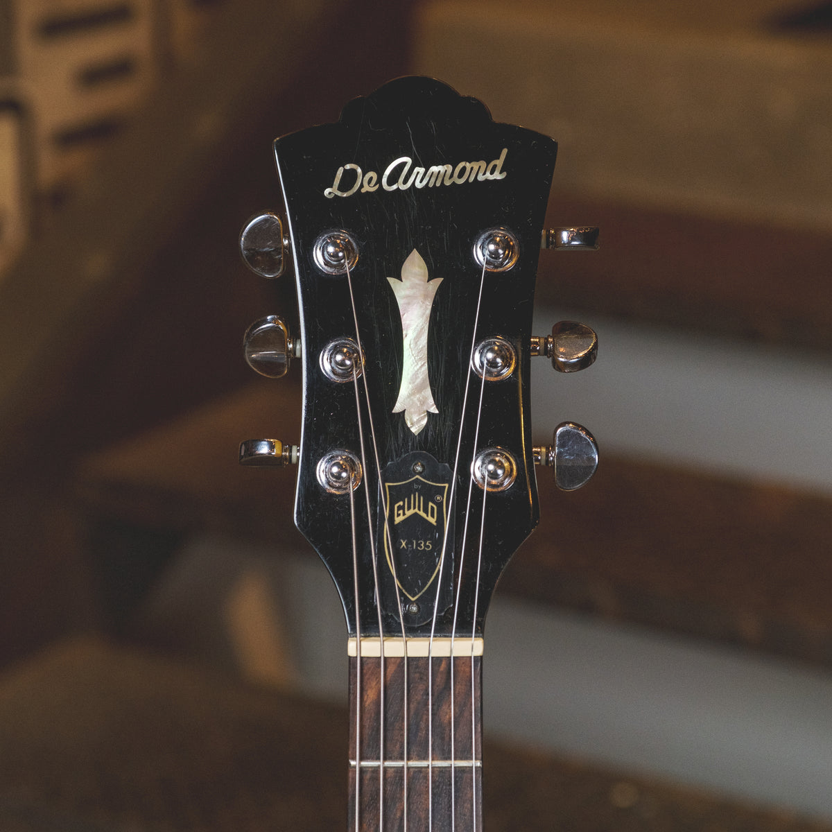 Dearmond By Guild 1990 X135 Natural With Hard Case - Used
