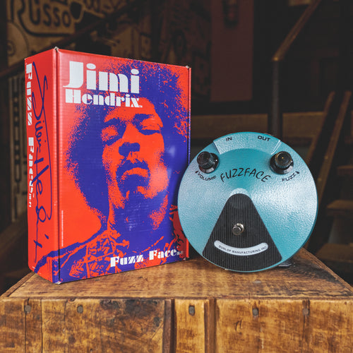dunlop jhf1 jimi hendrix fuzz face pedal Dunlop JH-F1 Jimi Hendrix Fuzz Face With Box