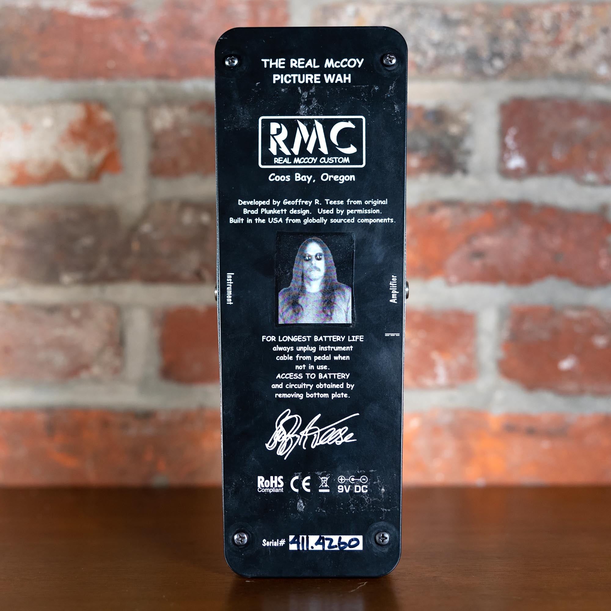 Real Mccoy Custom RMC4 Picture Wah, Gray - Used – Russo Music