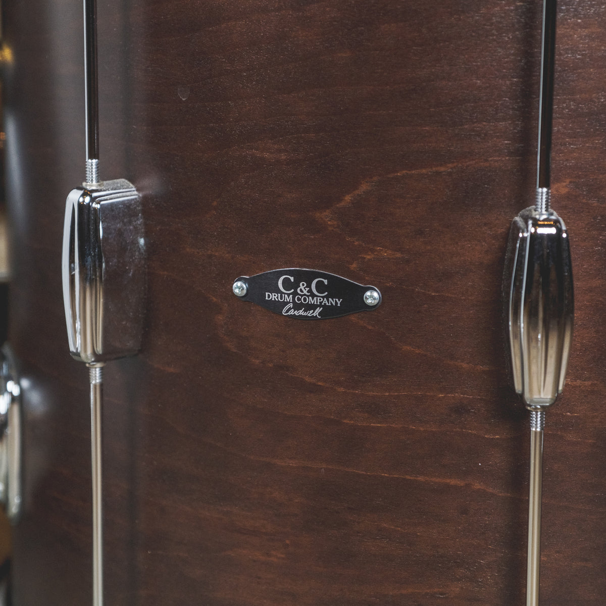 C&C Player Date II Big Band Walnut Stain Drum Set With Soft Gig Bags - Used
