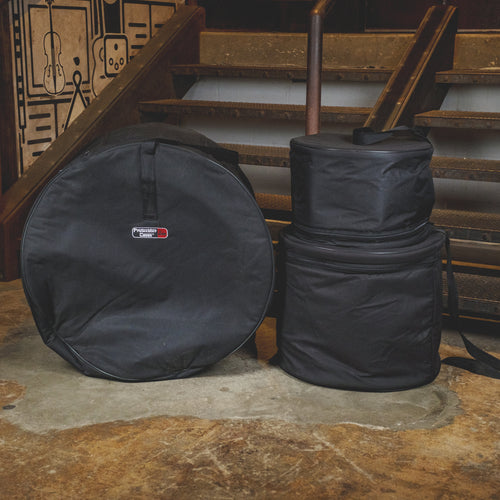 C&C Player Date II Big Band Walnut Stain Drum Set With Soft Gig Bags - Used