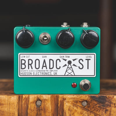 Hudson Electronics Broadcast 24V Discrete Class A Germanium Preamp Turquoise Green - Used