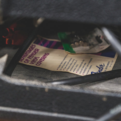 Fender 1974 Silverface PA 100 With Speakers And Footswitch - Used