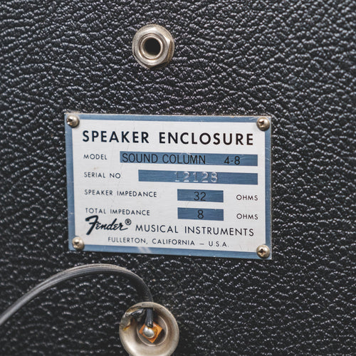 Fender 1974 Silverface PA 100 With Speakers And Footswitch - Used