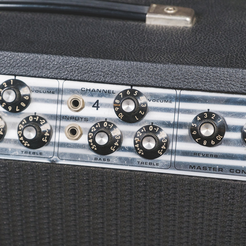 Fender 1974 Silverface PA 100 With Speakers And Footswitch - Used